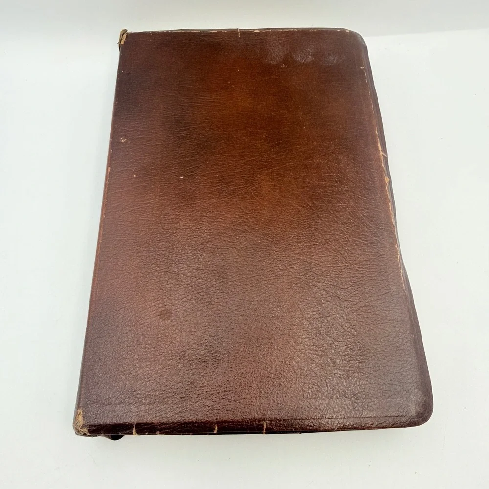 Thomas Nelson Topical Chain Study Bible 964BR Brown Bonded Leather 1989 Indexed - Picture 2 of 11